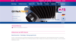 Desktop Screenshot of mfb-technik.de
